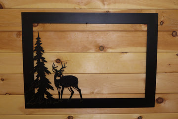 #126 Deer Mirror Frame
