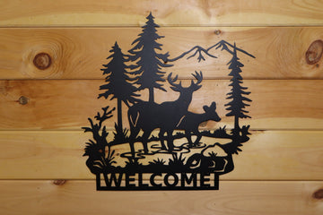 #130 Welcome Deer Scene