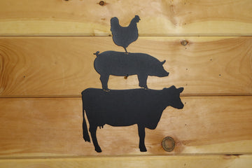 #158 Chicken Pig Cow