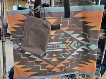 Rock & Roll Black/Orange Aztec Bag