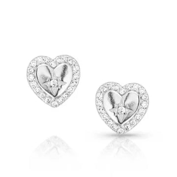 Montana Silversmiths Heart Earrings