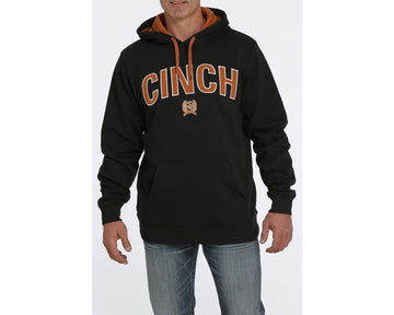 Cinch Black Pullover Hoodie