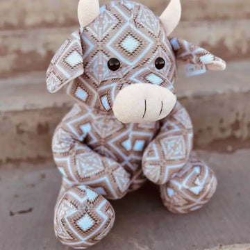 Farm Pals Tan Aztec Plush Calf