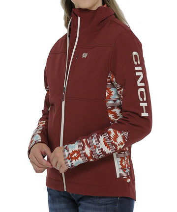 Cinch Ladies Maroon Concealed Carry Softshell Jacket