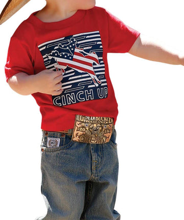 Cinch Toddler Red Cinch Up T-Shirt