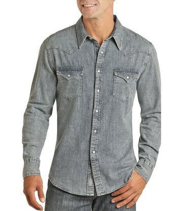 Rock & Roll Denim LS Snap Shirt