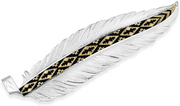 Montana Silversmiths Southwestern Hat Feather