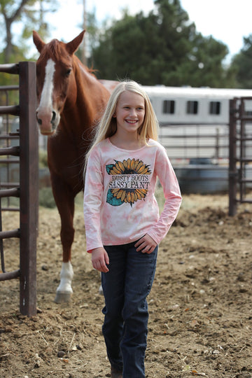Cinch Kids Dusty Boots LS TShirt