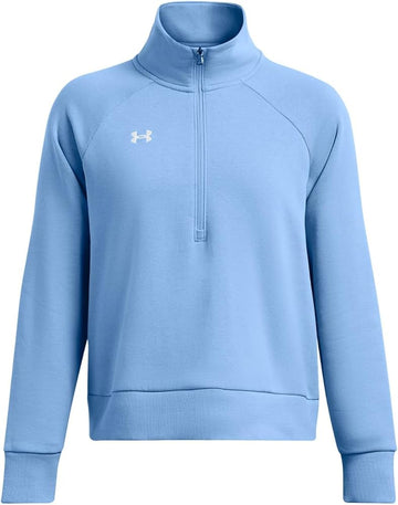 UA Ladies Rival Fleece 1/4 Zip Blue