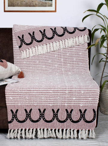 AWST Intl. Horseshoe Throw Blanket