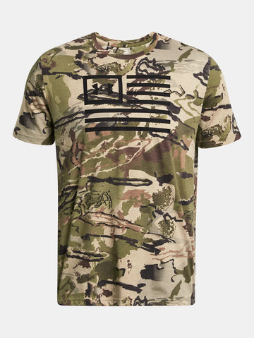 UA Men's Freedom Camo T-Shirt Tan Base