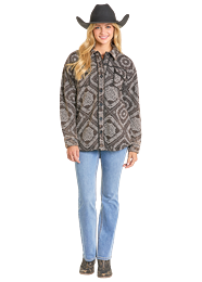 Rock & Roll Ladies Bandana Shacket