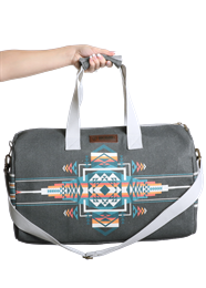 Rock & Roll Black Aztec Duffle Bag