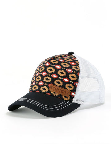 Cinch Ladies Navy Aztec Ball Cap
