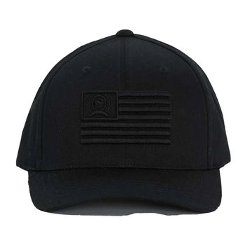 Cinch Ball Cap Blackout Flag FlexFit