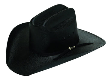 Twister Black Straw Cowboy Hat