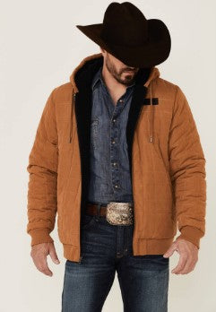 Cinch Brown Sherpa Lined Winter Jacket