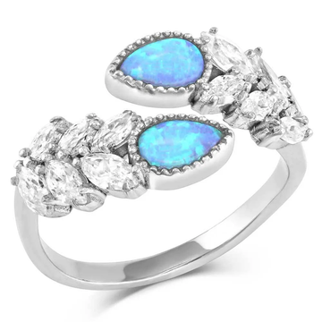 Montana Silversmiths Open Opal Ring