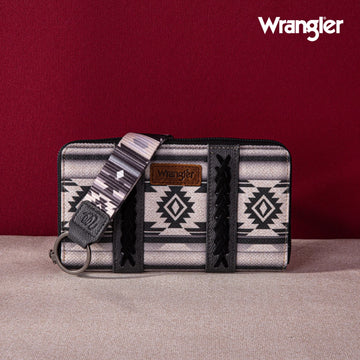 Wrangler Ladies Black Aztec Wallet