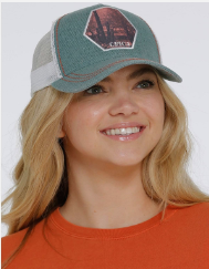 Cinch Ladies Teal Cacti Ball Cap