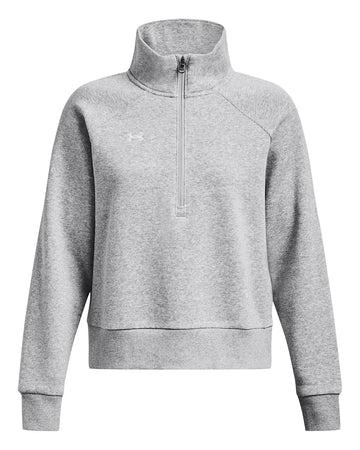 UA Ladies Rival Fleece 1/4 Zip Gray