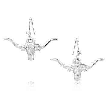Montana Silversmiths Longhorn Earrings