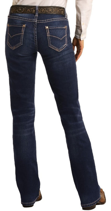 Rock & Roll Ladies Riding Boot Cut Jean