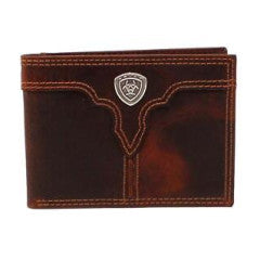 Ariat Men's Leather Bifold Wallet