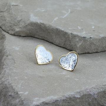 Montana Silversmiths Silver Heart Earrings