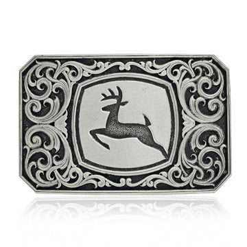 Montana Silversmiths John Deere Buckle-Square