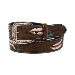 Ariat Ladies Leather Feather Belt
