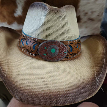 Fame Embossed Sides Cowboy Hat
