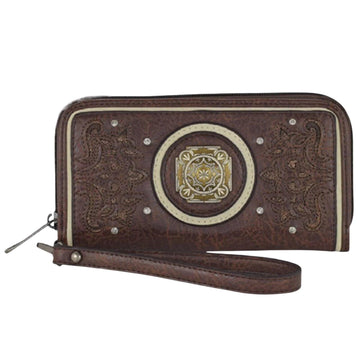 Justin Ladies Wallet with Inlay and Concho