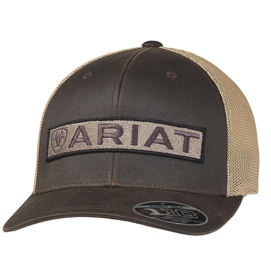 Ariat Men's Brown Logo Ball Cap