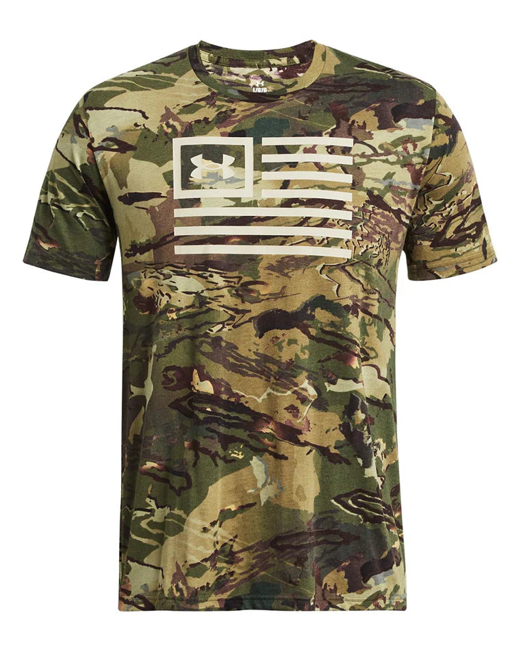 UA Men's Freedom Camo T-Shirt Green Base