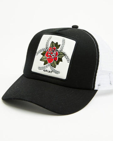Ariat Ball Cap Horseshoes & Rose