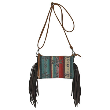 Justin Ladies Jacquard Small Crossbody Bag