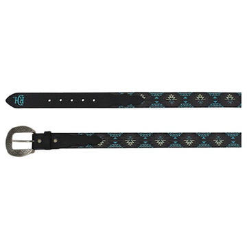RDH Black/Teal/Gray Aztec Belt