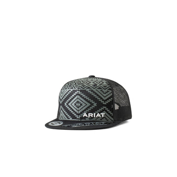Ariat Youth Black Aztec Ball Cap