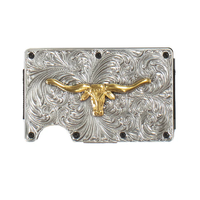 3-D Belt Company Metal Steerhead Wallet