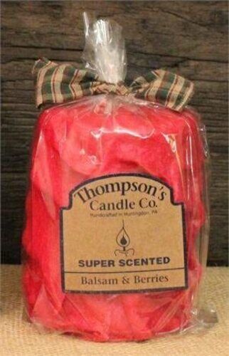 Thompson's Candle Co. Balsam & Berries Pillar Candles