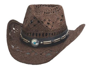 Bullhide Young Love Chocolate Straw Cowboy Hat