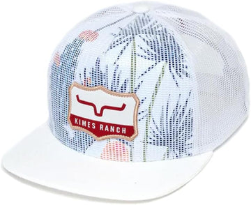 Kimes Ranch Willard White Palm Ball Cap