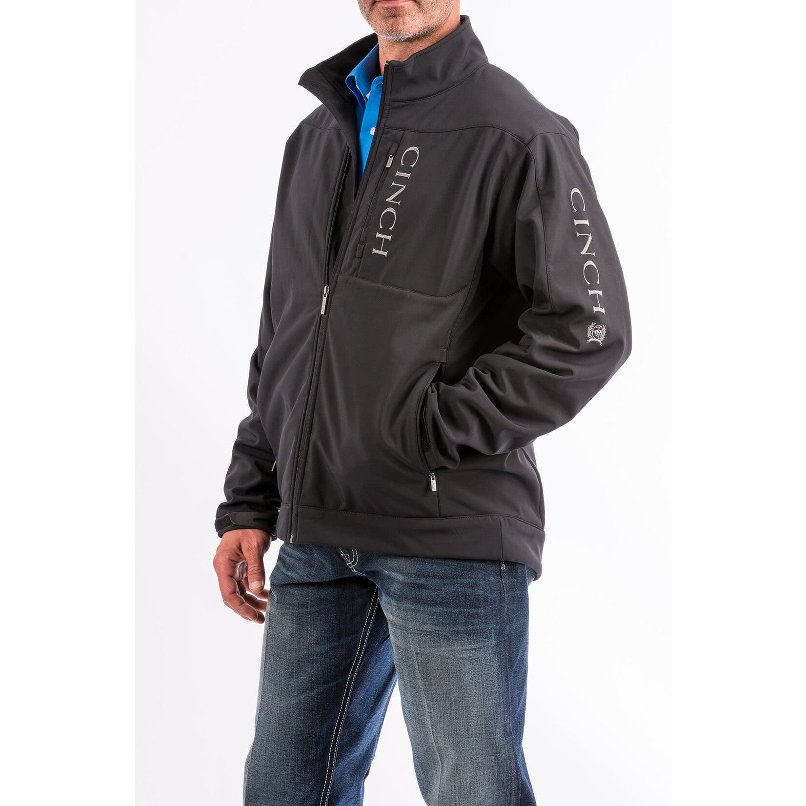 Cinch Black Concealed Carry Softshell Jacket XXL