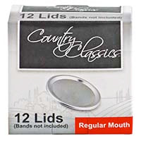 Country Classics CCCL-012-RM Regular Mouth Lids - 12pk