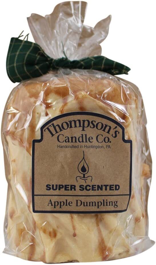 Thompson's Candle Co Apple Dumpling Pillar Candles