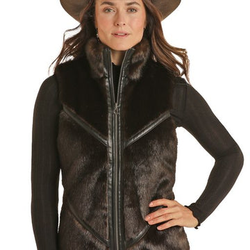 Powder River Ladies Reversible Fur Vest