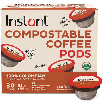 Instant 100% Columbian Blend Coffee Pods - 30ct
