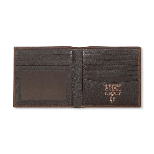 Ariat Bootstitch Leather Bifold Wallet