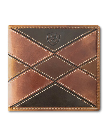 Ariat Leather Patchwork Bifold Wallet